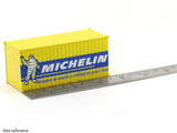 Michelin 1:64 Diecast Metal Container Scale Model Collectible
