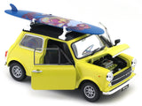Mini Cooper 1300 yellow 1:24 Welly Licensed Diecast Scale Model Car Collectible