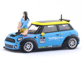 Mini Cooper R56 Lucky Strike with figure 1:64 Time Micro Diecast Scale Model Car Miniature