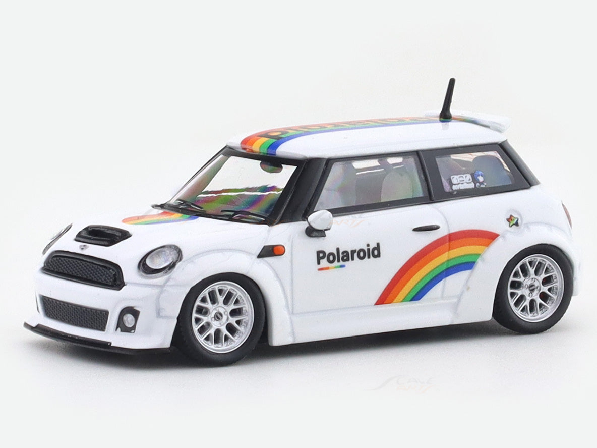 Mini Cooper R56 Polaroid with figure 1:64 Time Micro Diecast Scale ...