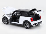 Mini Cooper S White 1:18 HMB Licensed Diecast Scale Model Car Collectible | Classic British Performance Car | Buy in India