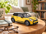 Mini Cooper S Yellow 1:18 HMB Licensed Diecast Scale Model Car Collectible | Classic British Performance Car | Buy in India