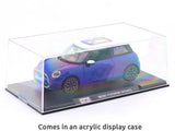 Mini Cooper SE J01 Blue 1:24 Maisto with Acrylic Case Licensed Diecast Scale Model Car Collectible