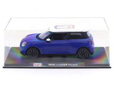 Mini Cooper SE J01 Blue 1:24 Maisto with Acrylic Case Licensed Diecast Scale Model Car Collectible