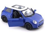 Mini Cooper SE J01 Blue 1:28 MSZ licensed diecast Scale Model car collectible