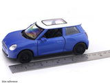 Mini Cooper SE J01 Blue 1:28 MSZ licensed diecast Scale Model car collectible