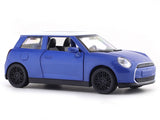Mini Cooper SE J01 Blue 1:28 MSZ licensed diecast Scale Model car collectible