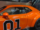 Missing Door Handle : Dodge Challenger R/T Scat Pack Widebody Orange 1:18 Solido licensed diecast scale model car
