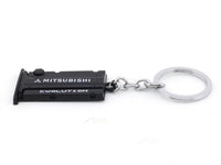 Mitsubishi Evolution Head cover Black keyring / keychain