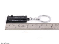 Mitsubishi Evolution Head cover Red keyring / keychain