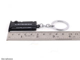 Mitsubishi Evolution Head cover Black keyring / keychain