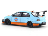 Mitsubishi Evolution IV Gulf with figure 1:64 Time Micro Diecast Scale Model Car Miniature