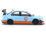 Mitsubishi Evolution IV Gulf with figure 1:64 Time Micro Diecast Scale Model Car Miniature