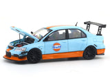 Mitsubishi Evolution IV Gulf with figure 1:64 Time Micro Diecast Scale Model Car Miniature