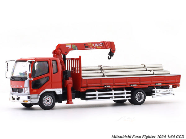 Mitsubishi Fuso Fighter 1024 red 1:64 GCD diecast scale model car miniature car collectible