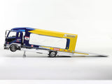 Mitsubishi Fuso Fighter 1024 SPOON Chrome Blue 1:64 Shadow Pro Diecast Truck collectible