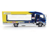 Mitsubishi Fuso Fighter 1024 SPOON Chrome Blue 1:64 Shadow Pro Diecast Truck collectible
