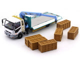 Mitsubishi Fuso Fighter 1024 white 1:64 GCD diecast scale model car miniature car collectible