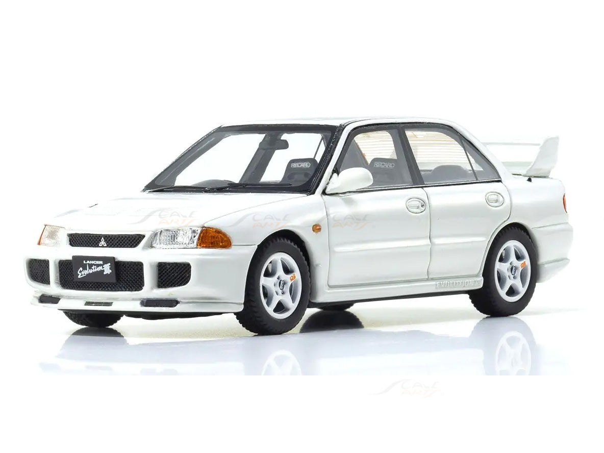Mitsubishi Lancer Evolution III White 1:43 Kyosho Premium Licensed ...