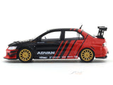 Mitsubishi Lancer Evolution IX Advan with figure 1:64 Time Micro Diecast Scale Model Car Miniature