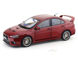 Mitsubishi Lancer Evolution X Red 1:18 Sun Star Licensed Diecast Scale Model Car Collectible | JDM Performance Sedan | Buy in India