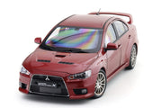 Mitsubishi Lancer Evolution X Red 1:18 Sun Star Licensed Diecast Scale Model Car Collectible | JDM Performance Sedan | Buy in India