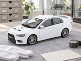 Mitsubishi Lancer Evolution X White 1:18 Sun Star Licensed Diecast Scale Model Car Collectible | JDM Performance Sedan | Buy in India