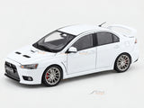 Mitsubishi Lancer Evolution X White 1:18 Sun Star Licensed Diecast Scale Model Car Collectible | JDM Performance Sedan | Buy in India