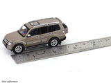 Mitsubishi Pajero V97 golden 1:64 Shadow Pro diecast scale model car miniature collectible