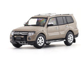Mitsubishi Pajero V97 golden 1:64 Shadow Pro diecast scale model car miniature collectible