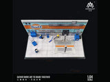 Gulf Repair Workshop Diorama 1:64 MoreArt with Acrylic Case | Diecast Display Scene | Buy in India