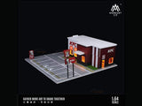 KFC Parking Lot Diorama 1:64 MoreArt with LED Lights | DIY Diecast Display Scene | Buy in India