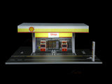 Shell Gas Station Diorama 1:64 MoreArt with LED Lights | DIY Diecast Display Scene | Buy in India