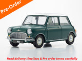 Pre-Order Morris Mini Cooper Green 1:18 Kyosho Licensed Premium Diecast Scale Model Car Collectible