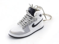 Nike Air White Grey PVC keyring / keychain