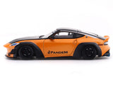Nissan 400Z Orange with Figure 1:64 Time Micro Diecast Scale Model Car Collectible