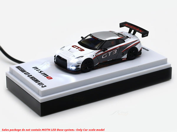 Nissan Nismo R35 GT-R GT3 with LED 1:64 Kyosho Licensed Diecast Scale Model Car Miniature