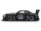 Nissan Skyline ER34 LBWK Black 1:64 Street Weapon diecast scale model car miniature