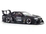 Nissan Skyline ER34 LBWK Black 1:64 Street Weapon diecast scale model car miniature