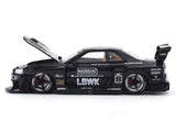 Nissan Skyline ER34 LBWK Black 1:64 Street Weapon diecast scale model car miniature