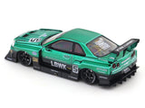 Nissan Skyline ER34 LBWK Green 1:64 Street Weapon diecast scale model car miniature