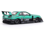 Nissan Skyline ER34 LBWK Green 1:64 Street Weapon diecast scale model car miniature