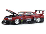Nissan Skyline ER34 LBWK Red 1:64 Street Weapon Diecast Scale Model Car Miniature