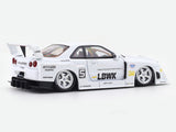 Nissan Skyline ER34 LBWK White 1:64 Street Weapon diecast scale model car miniature