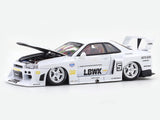 Nissan Skyline ER34 LBWK White 1:64 Street Weapon diecast scale model car miniature