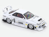 Nissan Skyline ER34 LBWK White 1:64 Street Weapon diecast scale model car miniature