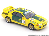 Nissan Skyline GT-R R32 BP 1:64 Time Micro Diecast Scale Model Car Miniature
