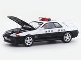 Nissan Skyline GT-R R32 Police 1:64 Time Micro Diecast Scale Model Car Miniature