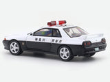 Nissan Skyline GT-R R32 Police 1:64 Time Micro Diecast Scale Model Car Miniature