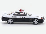 Nissan Skyline GT-R R32 Police 1:64 Time Micro Diecast Scale Model Car Miniature